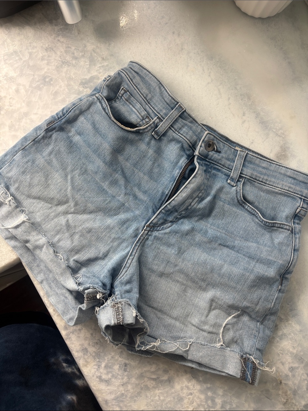 rag & bone Tina high rise Denim Cutoff Shorts